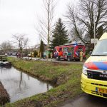 Auto belandt in water na botsing met bestelbus Noordersingel Berkel en Rodenrijs