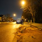 Dronken automobilist rijdt paaltjes uit de grond op Bergweg-Noord in Bergschenhoek