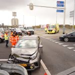 Opnieuw ongeval op N209 Bergschenhoek: auto eindigt tegen vangrail