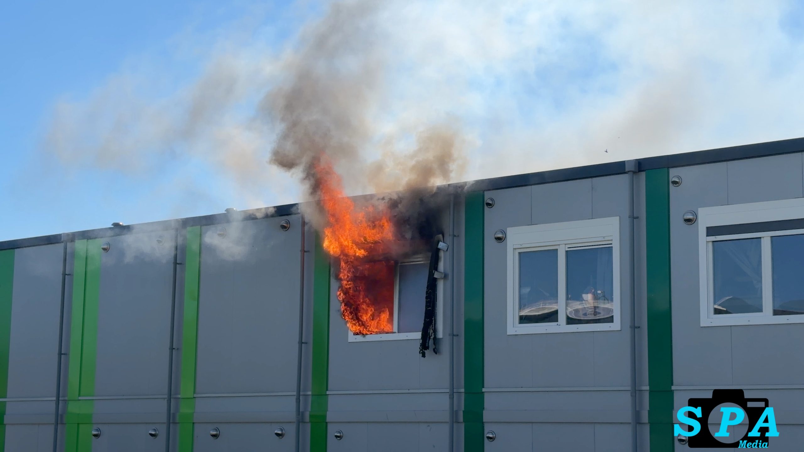 Man aangehouden op verdenking van brandstichting in AZC in Bergschenhoek